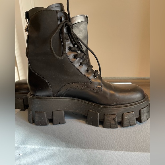 Prada Monolith Boots with Pouch - Picture 9 of 11